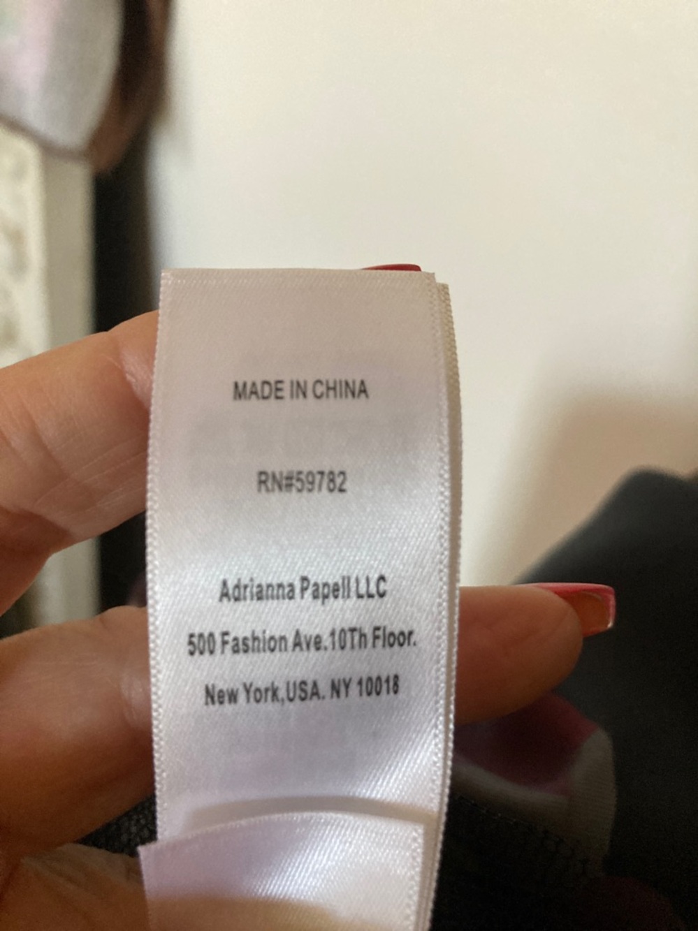 Adrianna Papell Black Satiny Floral Fit-n-Flare Dress with Crinoline Slip Sz 10 - Picture 9 of 9